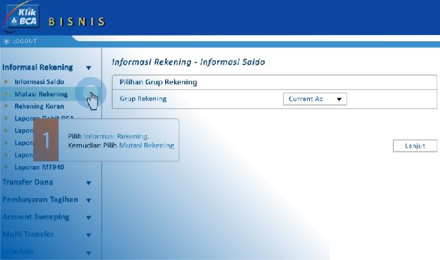 Cara Menghapus Mutasi Rekening BCA