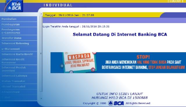 Cara Daftar Internet Banking BCA