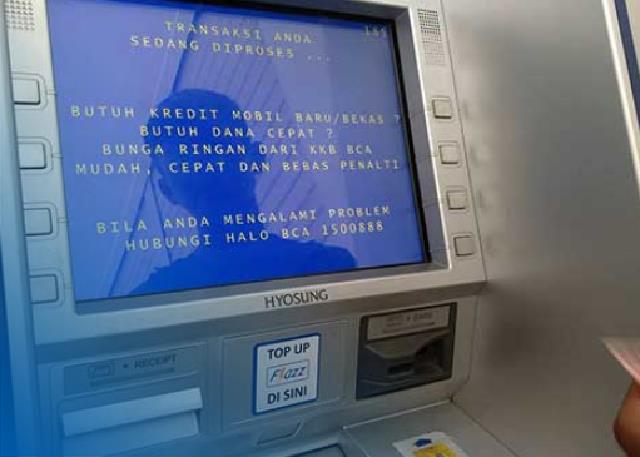 Cara Cetak Rekening Koran BCA di ATM